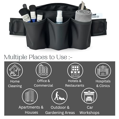 PAHAL Infantry Utility Tool Belt with 3 Pockets (Black) view 6