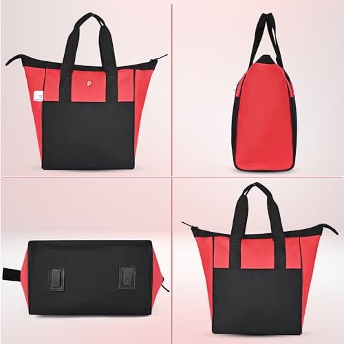 PAHAL 11 Inch Portable Compact Tool Bag (Red/Black) view 3