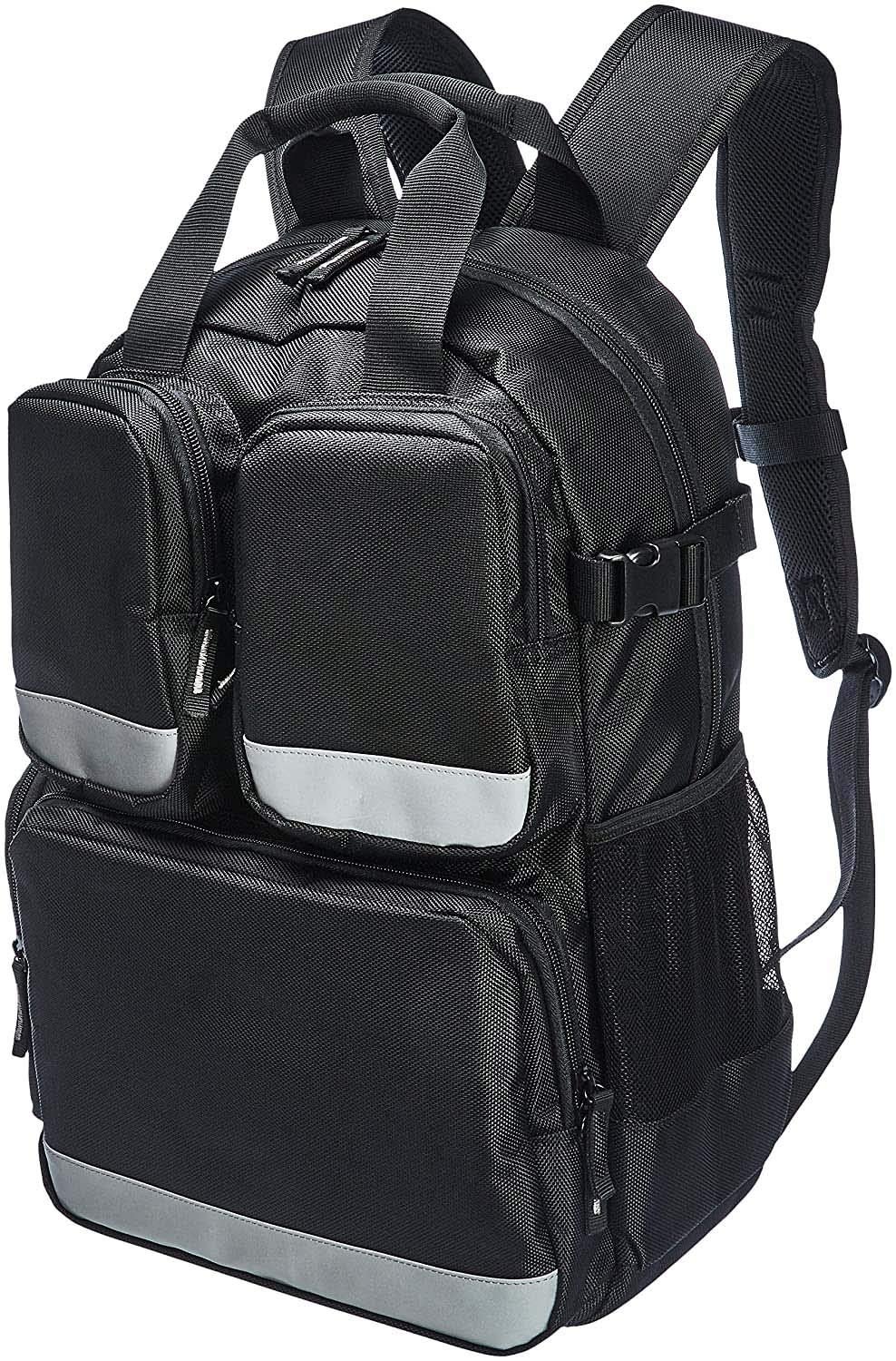 PAHAL Titan Pro 18 Inch Waterproof Nylon Tool Backpack (Black)