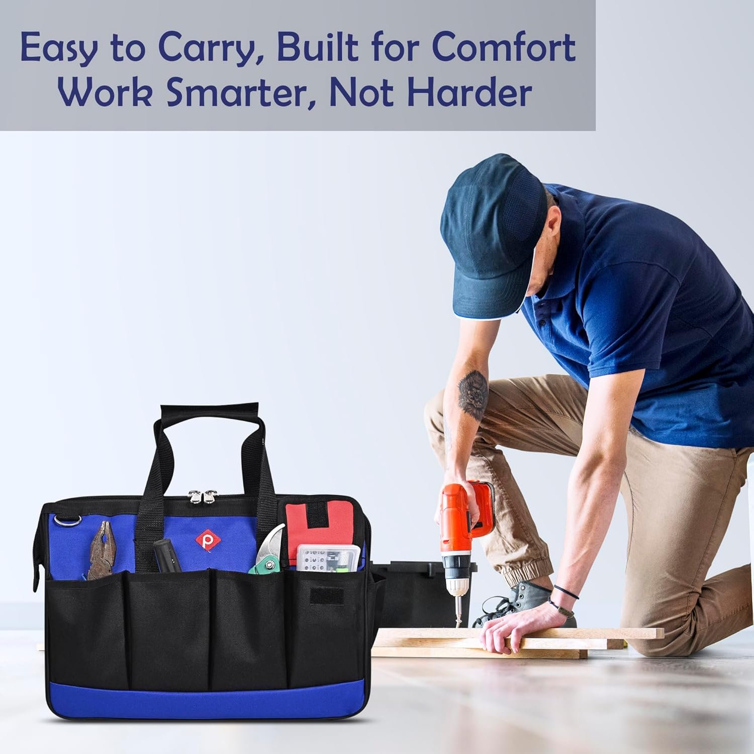 PAHAL 16 Inch Tool Bag Wide view 4