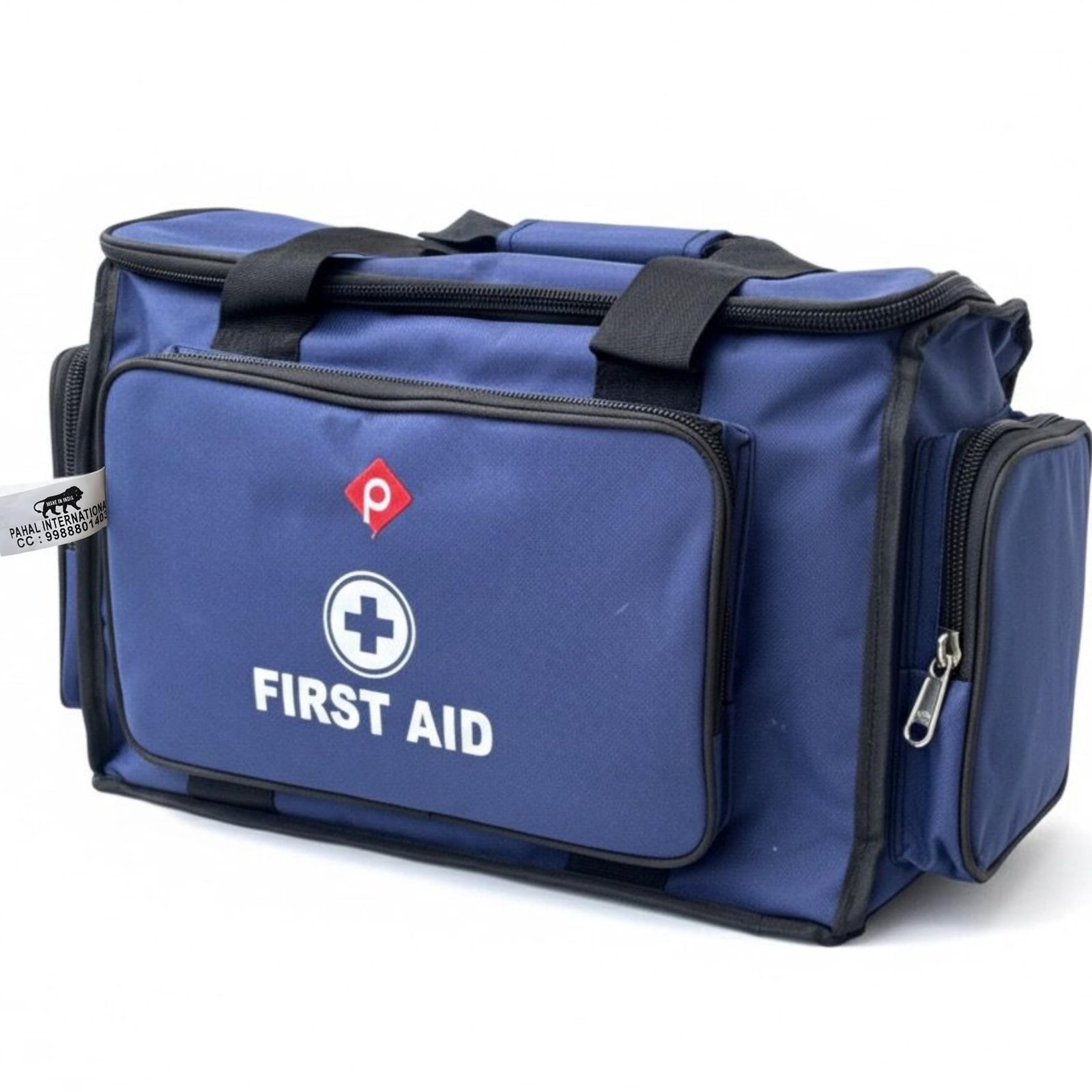 PAHAL 18 Inch Multi-Function Doctor First Aid Medical Bag (Blue)