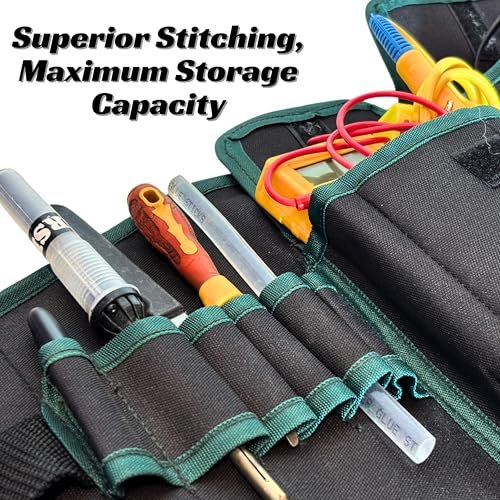 PAHAL Rapid Response Heavy Duty Tool Belt, Adjustable (Green/Black) view 4