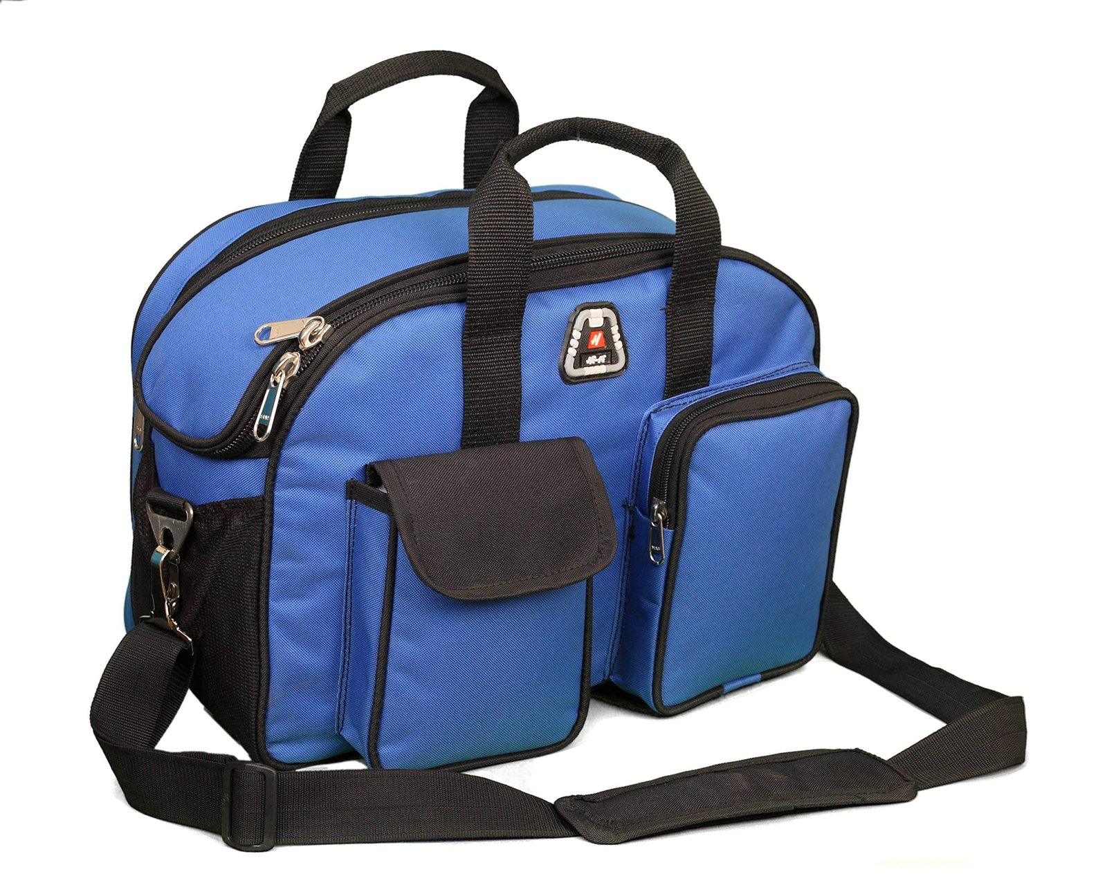 PAHAL Heavy Duty Waterproof Nylon Tool Bag with 15 Pockets (Blue)