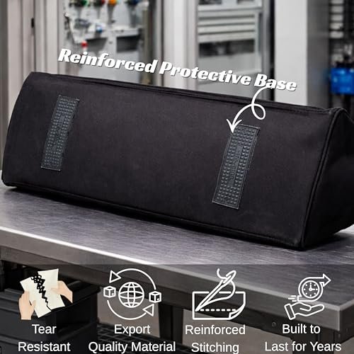 PAHAL APACHE 24 Inch Large Tool Bag, Wide Open Top (Yellow/Black) view 4
