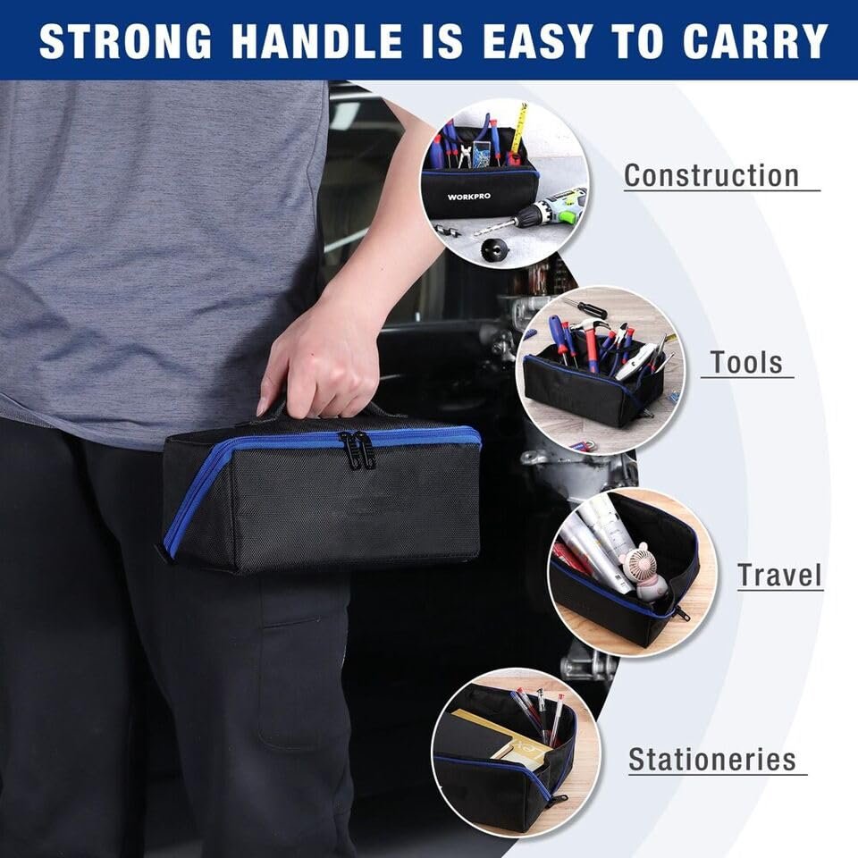 PAHAL 10 Inch Wide Mouth Multipurpose Tool Case (Black) view 5