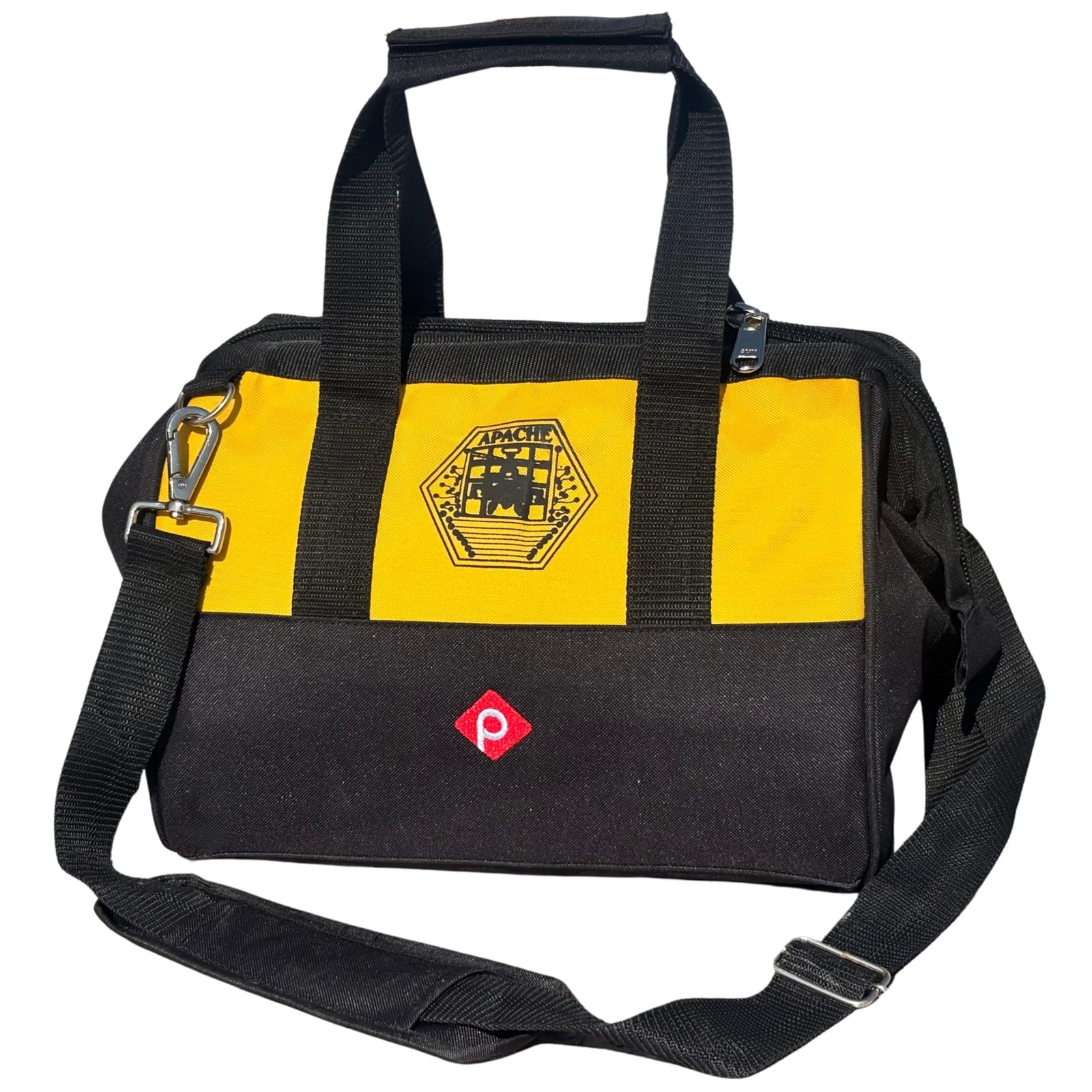 PAHAL APACHE 12 Inch Compact Tool Bag, Water-Resistant (Yellow/Black)