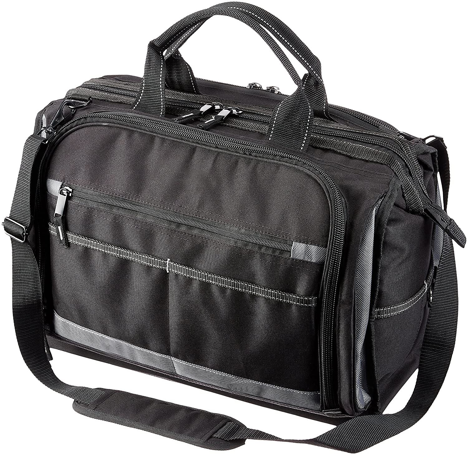 PAHAL 64-Pocket Waterproof Heavy Duty Nylon Tool Bag (Black)