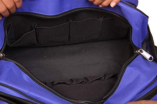 PAHAL Heavy Duty Waterproof Nylon Tool Bag with 15 Pockets (Blue) view 7