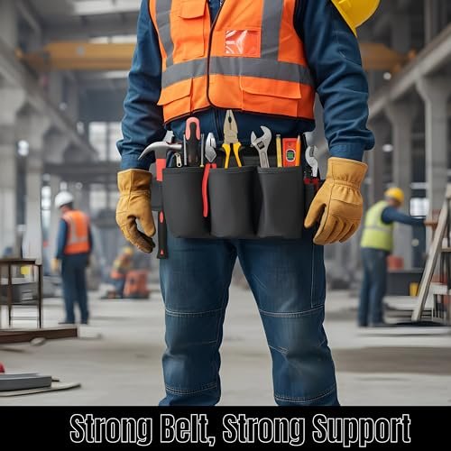 PAHAL Infantry Utility Tool Belt with 3 Pockets (Black) view 4