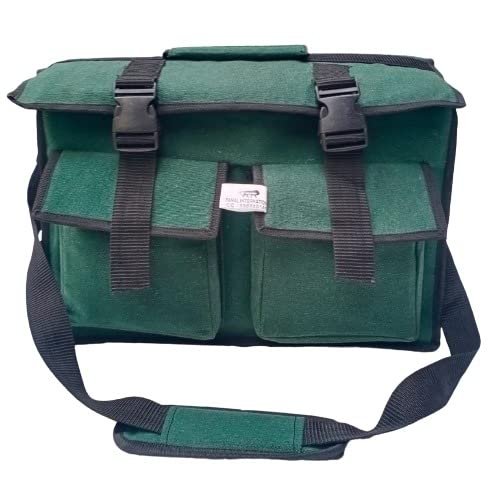 PAHAL 18 Inch Heavy Duty Canvas Tool Bag (Green)