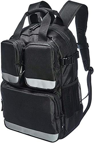 PAHAL Titan Pro 18 Inch Waterproof Nylon Tool Backpack (Black) view 2