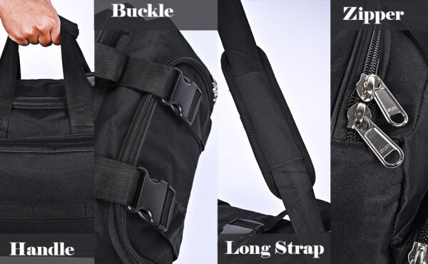 Pahal Nylon Electrician and Technician 18 inch Water Proof Tool Bag (Black, Large) - Image 12