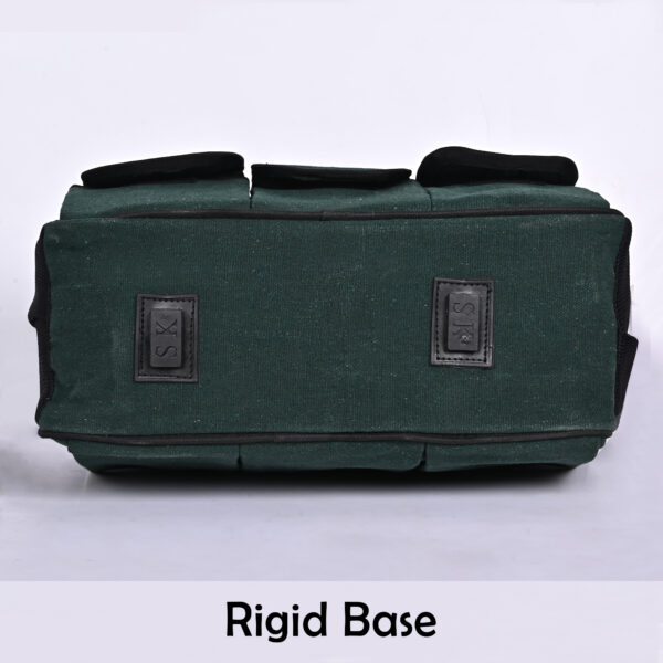 PAHAL Canvas Green Heavy Duty Tool Bag made of Tarpaulin Cloth for tools of Electrician & all Technician, Plumber(16 Pockets) - Image 6