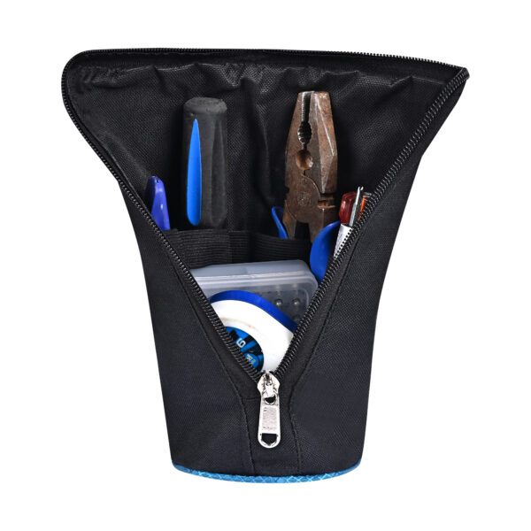 PAHAL Tool PouchBag Waterproof Multipurpose Heavy Duty for Tools of Beautician,Painter,Electrician,office,school,student, girl, boy, Car, universal Multipurpose Black kit - Image 4