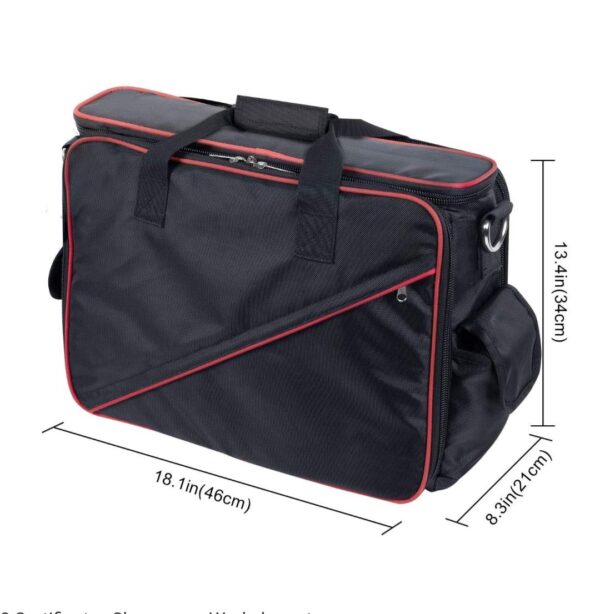 Pahal Electrician, Technician, Service Engineer, Mechanic, Plumber and Carpenter Nylon Tool Bag (Red) - Image 6