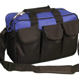Pahal Nylon Tool Bag for Electrician, Technician, Mechanic, Service Engineer Water Proof Heavy Duty 13 Inch 14 Pockets (Blue)
