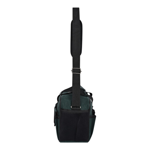 PAHAL Canvas Green Heavy Duty Tool Bag made of Tarpaulin Cloth for tools of Electrician & all Technician, Plumber(16 Pockets) - Image 4