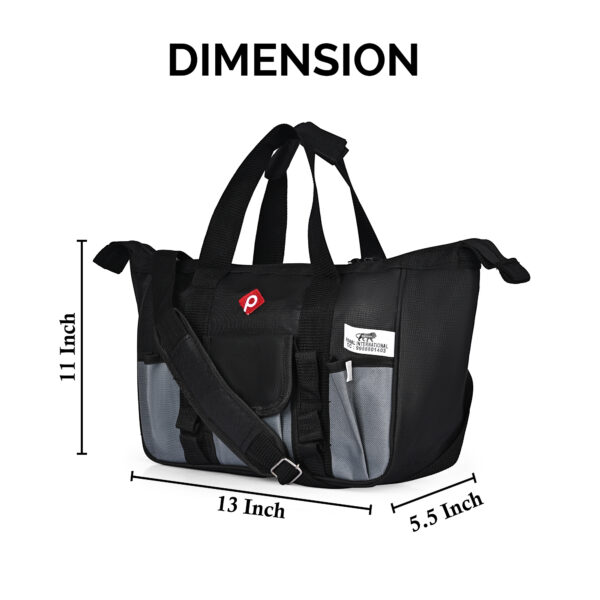 Pahal Nylon Tool Bag Waterproof Heavy duty for tools of Electrician, all Mechanic, small (13 Inch, 15 Pockets) - Image 8