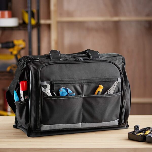 Pahal Nylon Tool Bag Waterproof Heavy duty for tools of Electrician, all Mechanic, 64 Pockets - Image 8