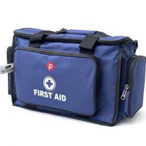 PAHAL Multi-Function Doctor First Aid Medicine Instrument Vaccination Kit Bag large Empty heavy duty for Home,Office,Hospital,Clinic,18" Blue, 8 Pocket 3 Partition