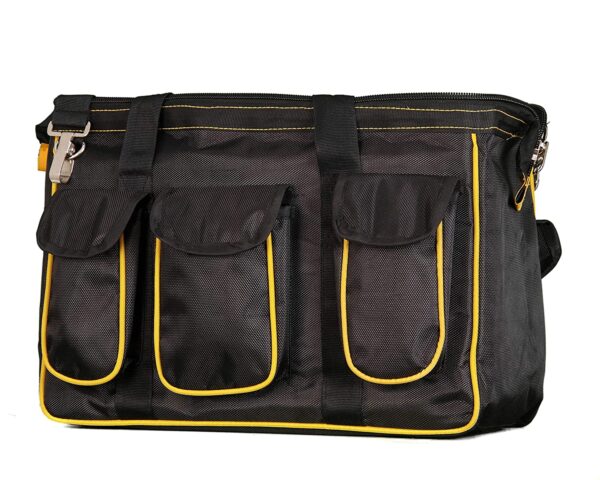 Pahal Tool bag Nylon Heavy Duty Waterproof For tools of, Electrician,Technician,Plumber,carpenter,Service Engineer,16 inch (Black, Large) - Image 3