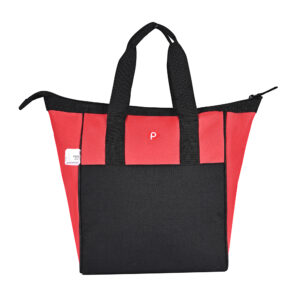 PAHAL Portable heavy duty Tool Bag/Tools Bag for Electrician, Plumber, Carpenter, Mechanic, Service Engineer Red Black 11X6X13