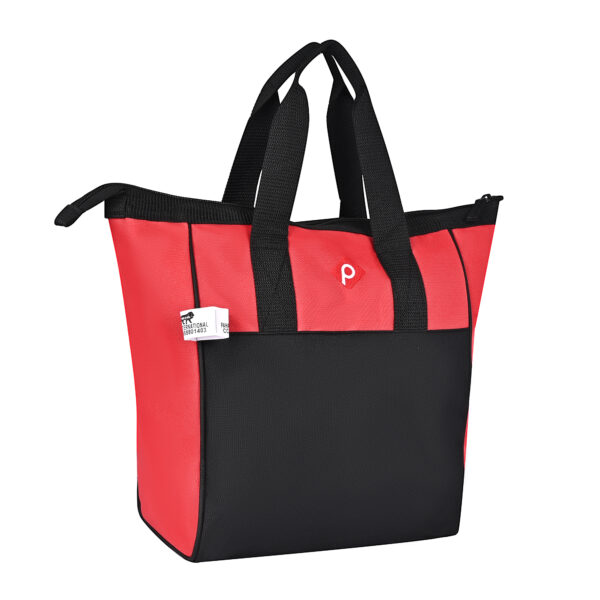 PAHAL Portable heavy duty Tool Bag/Tools Bag for Electrician, Plumber, Carpenter, Mechanic, Service Engineer Red Black 11X6X13 - Image 3
