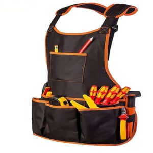 PAHAL Tool Apron Tool Bag Garden Apron Work Apron with Pockets Adjustable Size Fits Men and Women Size-60X60cm