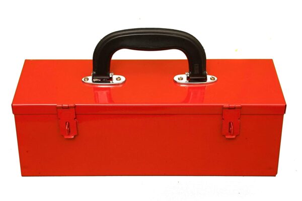 Pahal Metal Tool Box, 12 Inches, Red - Image 2