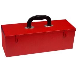 PAHAL Metal Tool Box (Red, 16X5X5.5 Inch)