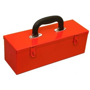 Pahal Metal Tool Box, 12 Inches, Red