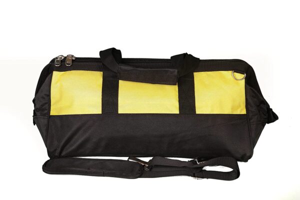 PAHAL Electrician Plumber Technician Line man Multipurpose Tool Storage bag Heavy Duty Yellow/Black Nylon 18 Inch 8 Pockets - Image 3