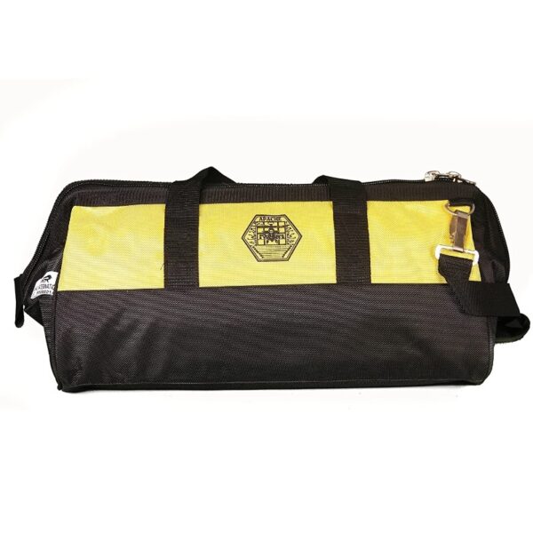 PAHAL Electrician Plumber Technician Line man Multipurpose Tool Storage bag Heavy Duty Yellow/Black Nylon 18 Inch 8 Pockets