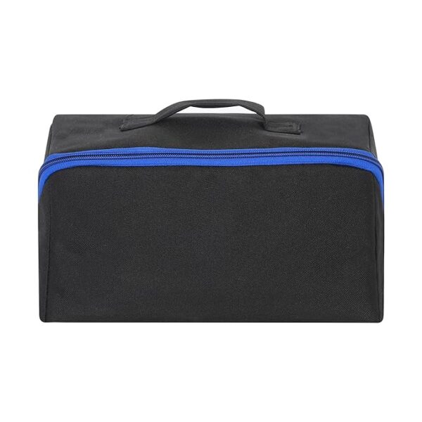 PAHAL Tool Bag, 10" Wide Mouth Utility Tool Bag with Zipper, Heavy Duty Tool Storage Bag, Multipurpose Tool Case Small Tool Bag for Organizer - Image 2
