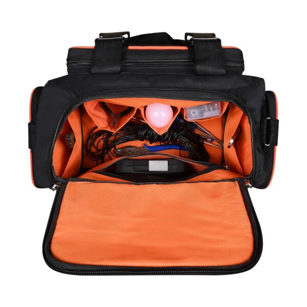 PAHAL TOOL BAG ELECTRCIAN, SERVICE ENGINEER, CAR WASHING KIT, AC TECHNICIAN, PLUMBER, CARPANTER HEAVY DUTY BAG (ORANGE) - Image 6