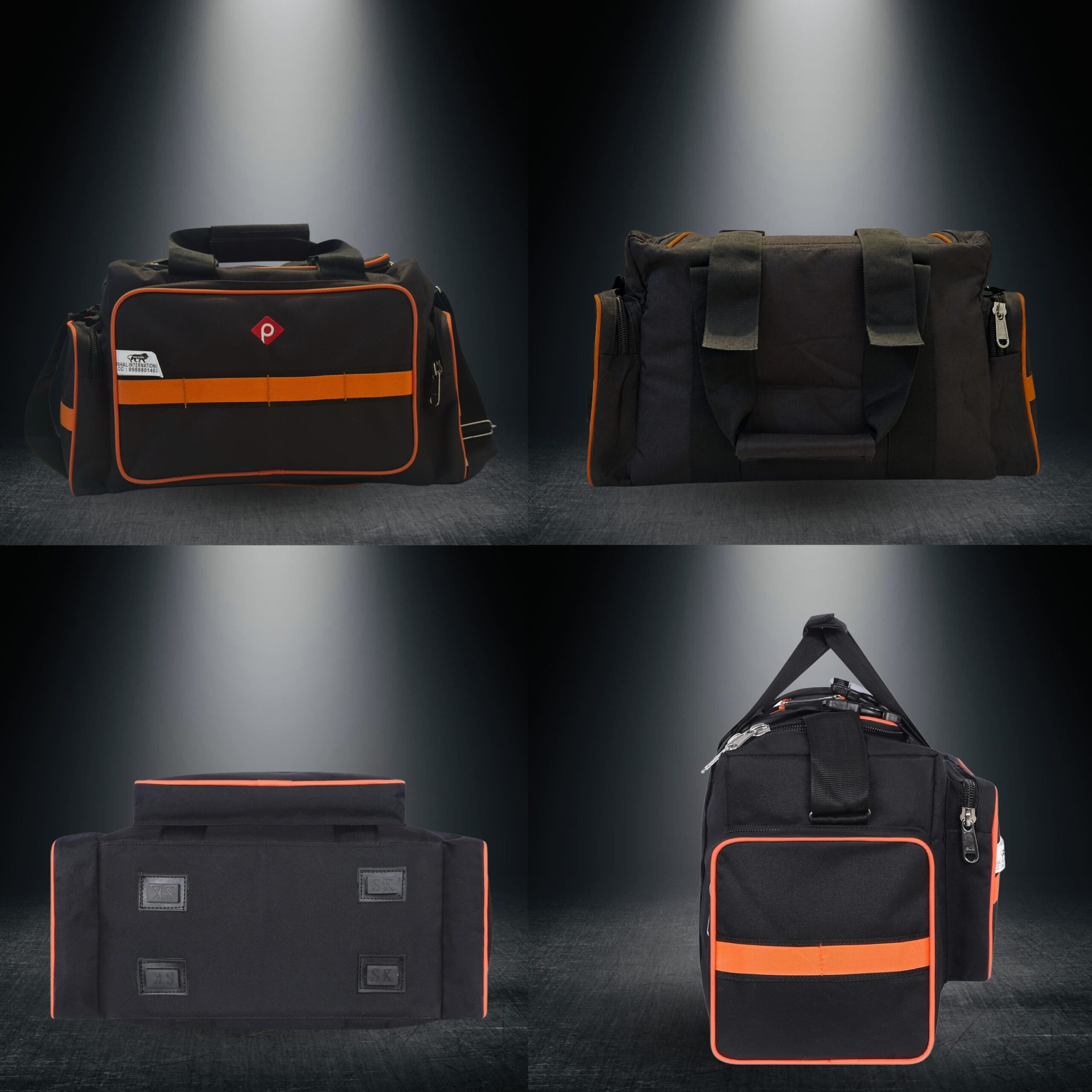 PAHAL TOOL BAG ELECTRCIAN, SERVICE ENGINEER, CAR WASHING KIT, AC TECHNICIAN, PLUMBER, CARPANTER HEAVY DUTY BAG (ORANGE) - Image 5