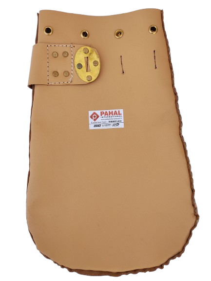 PAHAL Leather Postal Cash Bag | Heavy Duty Secure Money Pouch for Postman, Banking & India Post Use