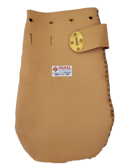 PAHAL Leather Postal Cash Bag | Heavy Duty Secure Money Pouch for Postman, Banking & India Post Use - Image 2